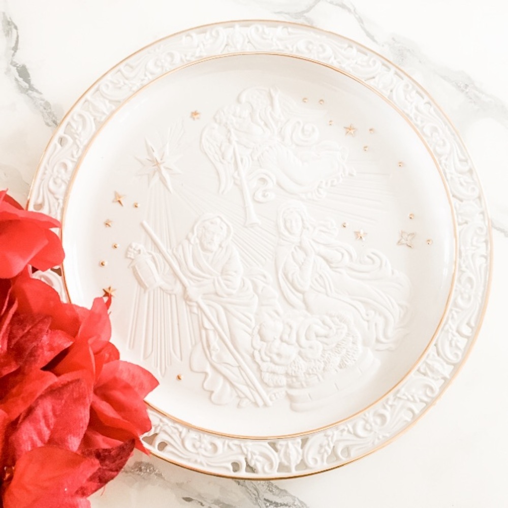 Lenox Birth of Jesus Plate 🎄